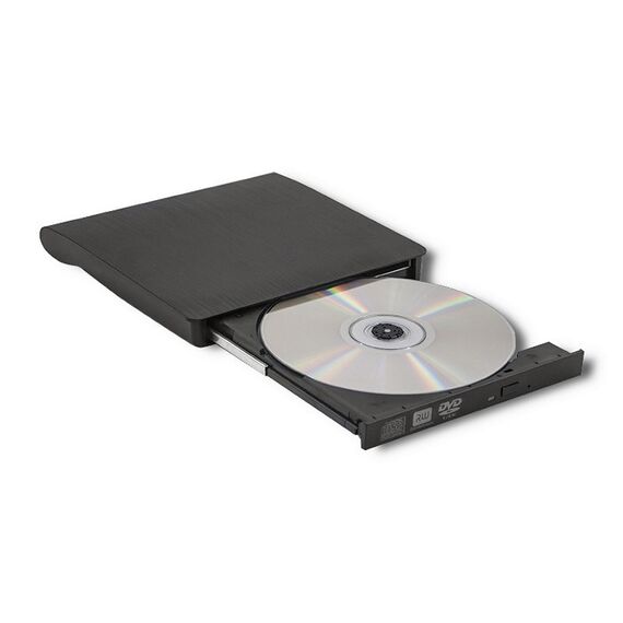 Qoltec 51857 External DVD-RW recorder |USB 3:0|Black | Techbox