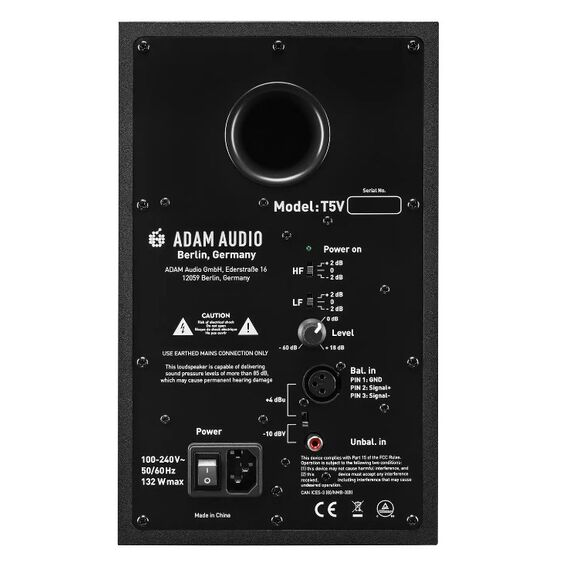 Adam Audio T5V Black - Speakers - Home Cinema - Techbox