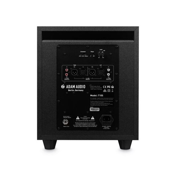Adam T10S Black Passive subwoofer 130 W - Speakers - Home Cinema - Techbox