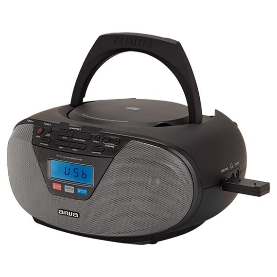 Aiwa BBTU-400BK portable stereo system Analog & digital 6 W FM Black MP3 playback | Techbox