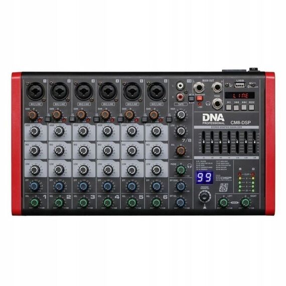 DNA CM8-DSP - USB audio mixer with MP3 player - DJ Controllers - Image & Sound - Techbox