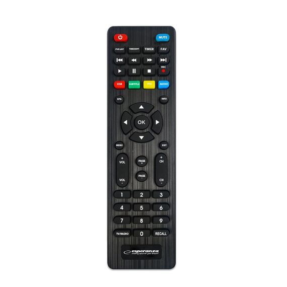 Esperanza EV108R TV set-top box Cable Black - TV Accessories - TV - Techbox