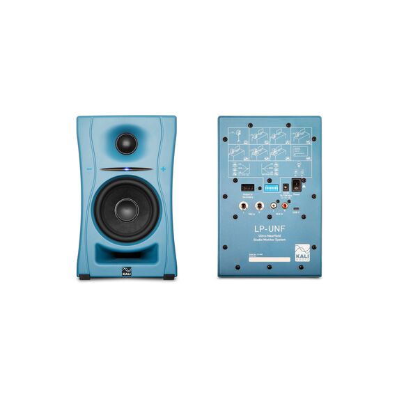 Kali Audio LP-UNF-B - a pair of Bluetooth monitor speakers (blue) | Techbox