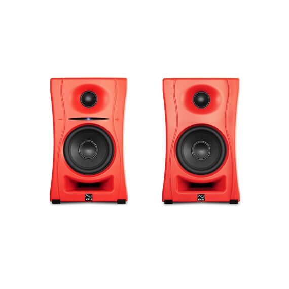 Kali Audio LP-UNF-R - a pair of Bluetooth monitor speakers (red) | Techbox