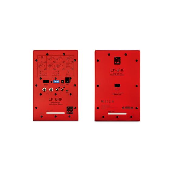 Kali Audio LP-UNF-R - a pair of Bluetooth monitor speakers (red) | Techbox