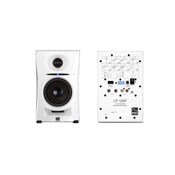 Kali Audio LP-UNF-WH - a pair of Bluetooth monitor speakers (white) | Techbox