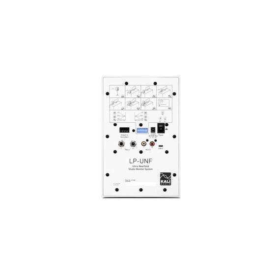 Kali Audio LP-UNF-WH - a pair of Bluetooth monitor speakers (white) | Techbox