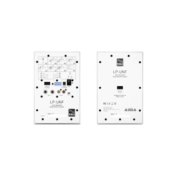 Kali Audio LP-UNF-WH - a pair of Bluetooth monitor speakers (white) | Techbox