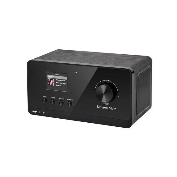 Krüger&Matz KM0816.1 Internet Radio Black + FM - Portable Radio CD Players - Home Cinema - Techbox
