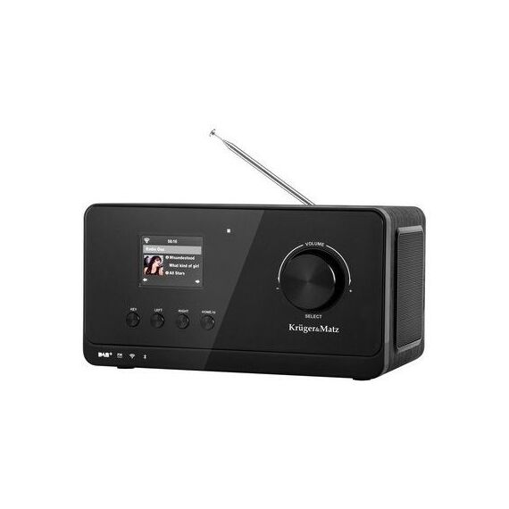Krüger&Matz KM0816.1 Internet Radio Black + FM - Portable Radio CD Players - Home Cinema - Techbox