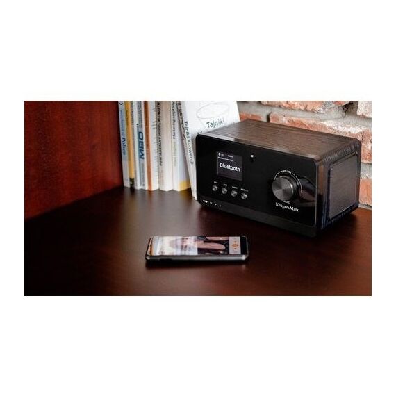 Krüger&Matz KM0816.1 Internet Radio Black + FM - Portable Radio CD Players - Home Cinema - Techbox