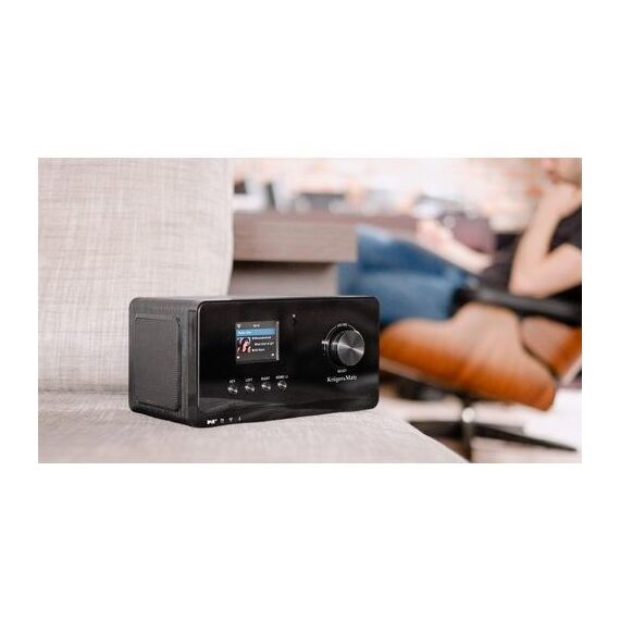 Krüger&Matz KM0816.1 Internet Radio Black + FM - Portable Radio CD Players - Home Cinema - Techbox