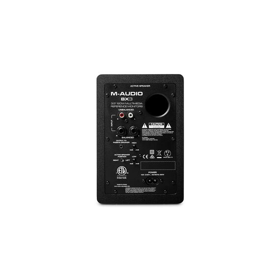 M-AUDIO BX3 loudspeaker Black Wired 50 W | Techbox