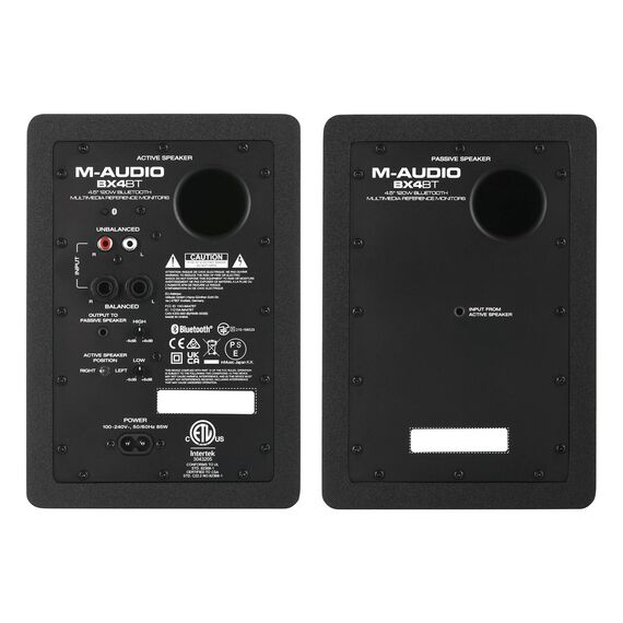 M-AUDIO BX4 BT 2x loudspeaker Black Wired + Bluetooth 50 W | Techbox