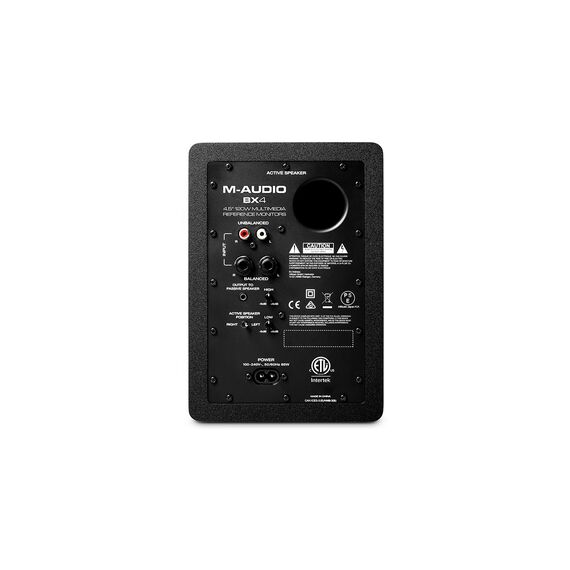 M-AUDIO BX4 loudspeaker Black Wired 50 W | Techbox