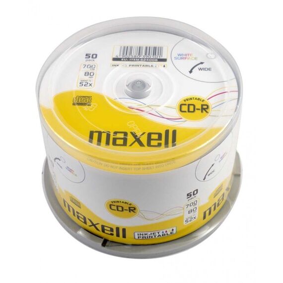 Maxell CD-R 80/700MB XL 52x 50p 50 pc(s) | Techbox