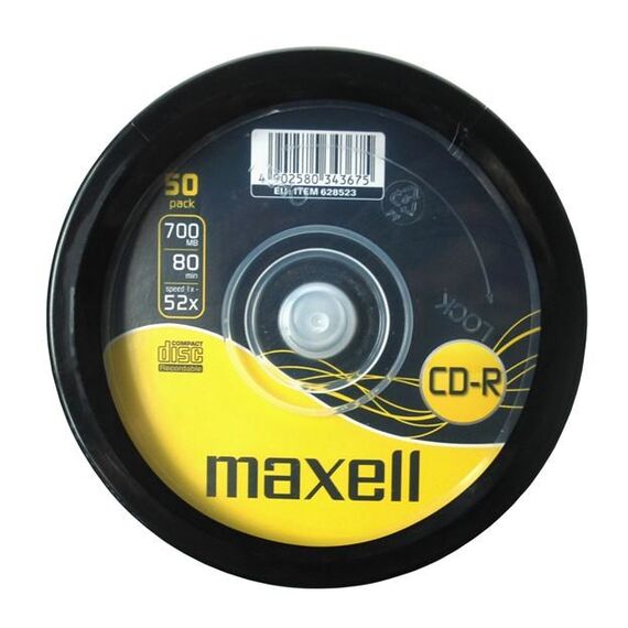 Maxell MAX27051 blank CD CD-R 700 MB 52x 50 pc(s) | Techbox