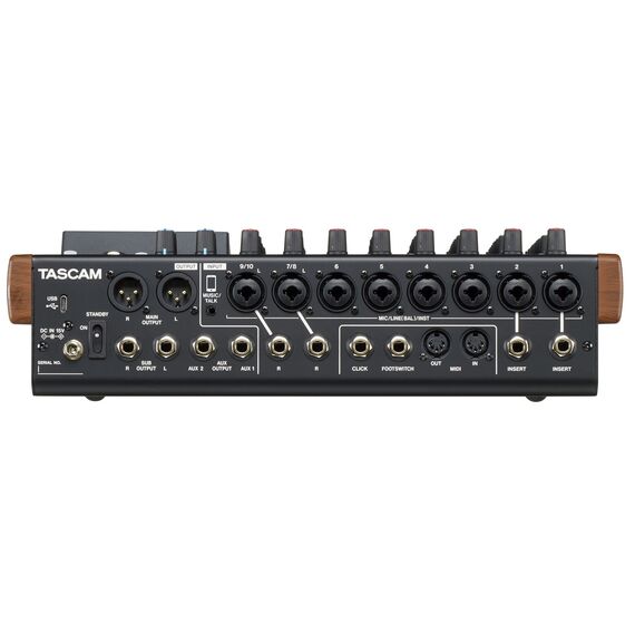 Tascam Model 12 12 channels 20 - 20000 Hz Black, Wood - DJ Controllers - Image & Sound - Techbox