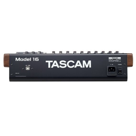 Tascam MODEL 16 audio mixer 16 channels 20 - 30000 Hz Black, Gold, Wood - DJ Controllers - Image & Sound - Techbox