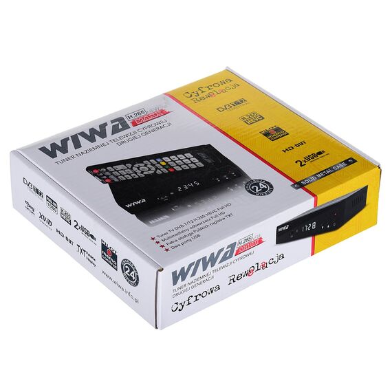 Tuner TV WIWA H.265 2790Z (DVB-T, HEVC/H.265, MPEG-4 AVC/H.264) | Techbox