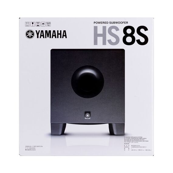 Yamaha HS8S subwoofer Black 150 W - Speakers - Home Cinema - Techbox