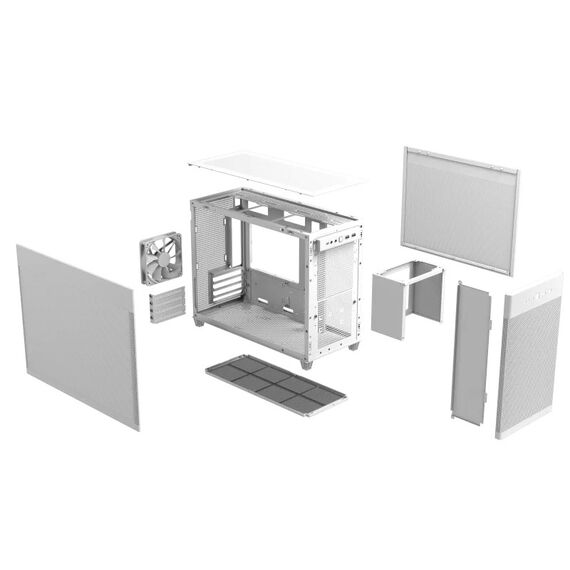 ASUS AP201 PRIME CASE TG WHITE Mini Tower | Techbox