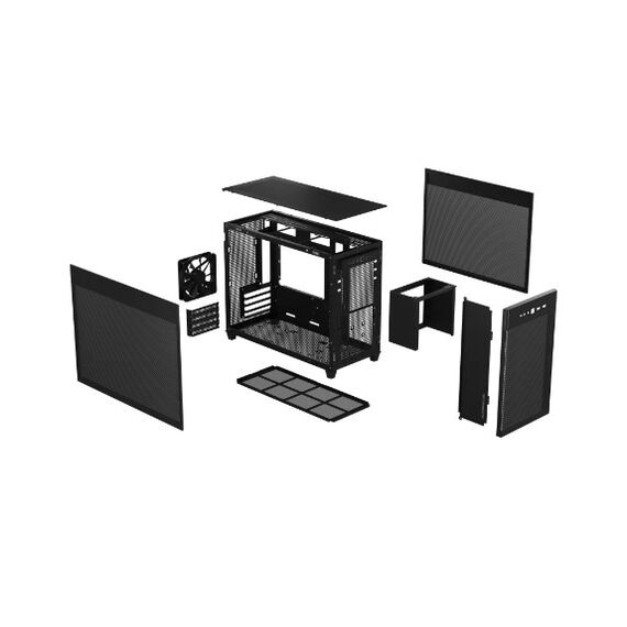ASUS Prime AP201 MicroATX Mini Tower Black | Techbox