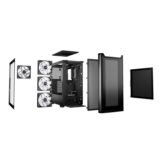 be quiet! Pure Base 501 LX Black Midi Tower - Computer Cases - PC Cases & Accessories - Techbox