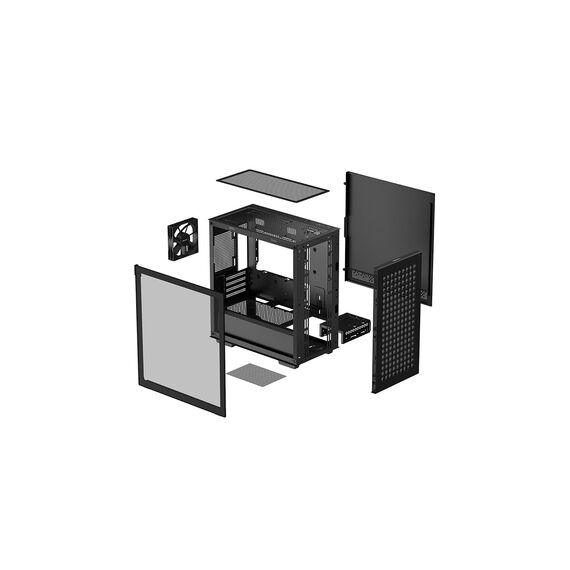 DeepCool CH370 Mini Tower Black | Techbox