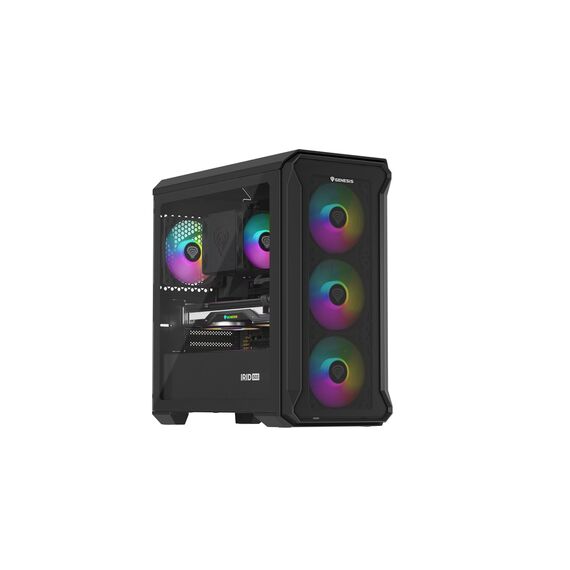 GENESIS CASE IRID 503 ARGB MICRO TOWER - Computer Cases - PC Cases & Accessories - Techbox