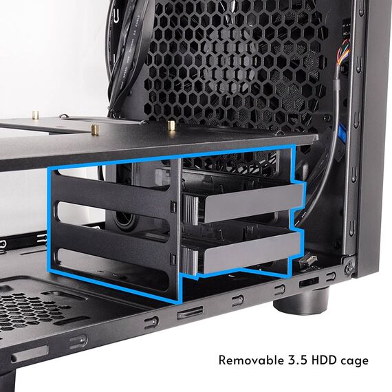 Chieftec CI-03B-OP computer case Cube Black | Techbox