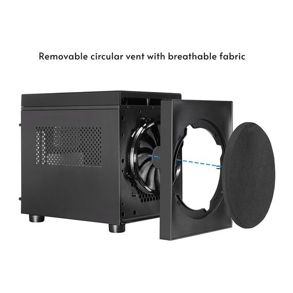Chieftec CI-03B-OP computer case Cube Black | Techbox