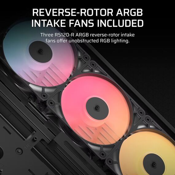 Corsair 4500X RS-R ARGB Tempered Glass Mid-Tower, Black Midi Tower | Techbox
