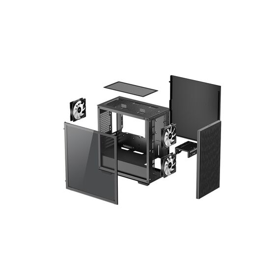 DeepCool MATREXX 40 3FS Micro Tower Black - Computer Cases - PC Cases & Accessories - Techbox