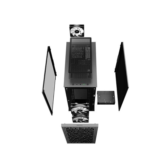 DeepCool MATREXX 40 3FS Micro Tower Black - Computer Cases - PC Cases & Accessories - Techbox