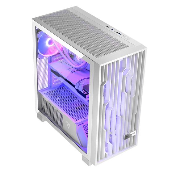 MODECOM Case VOLCANO PERUN APEX ARGB MIDI White | Techbox