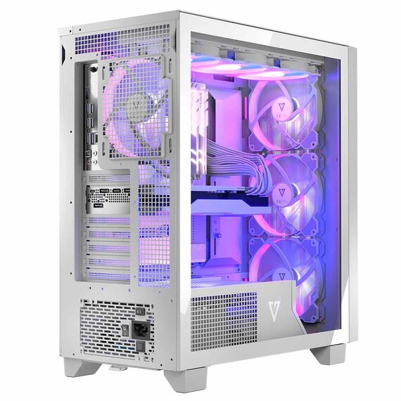 MODECOM Case VOLCANO PERUN APEX ARGB MIDI White | Techbox