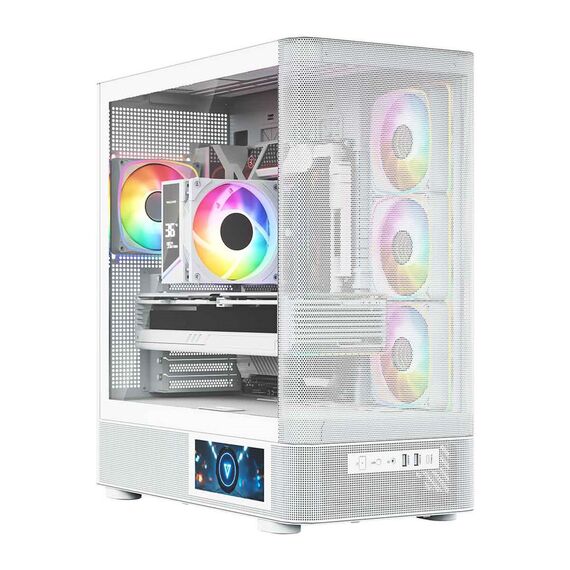 MODECOM Volcano Volcano AQ400 ARGB Midi White | Techbox