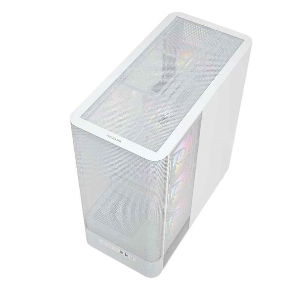 MODECOM Volcano Volcano AQ400 ARGB Midi White | Techbox