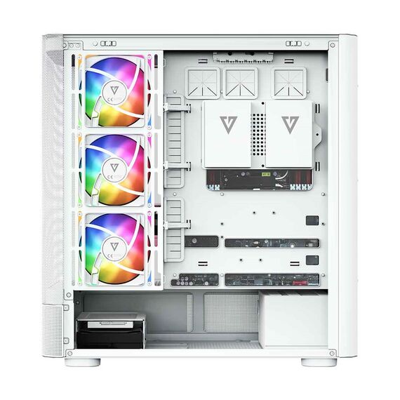 MODECOM Volcano Volcano AQ400 ARGB Midi White | Techbox