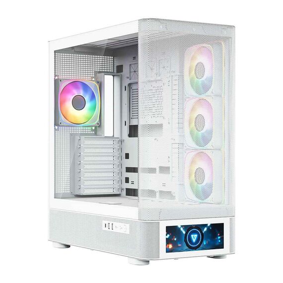 MODECOM Volcano Volcano AQ500 ARGB Midi White | Techbox