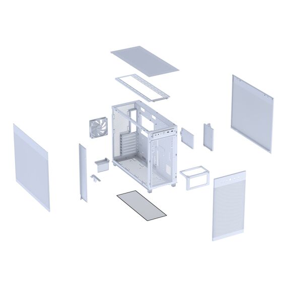 ASUS PRIME AP303 Mesh Midi Tower White | Techbox