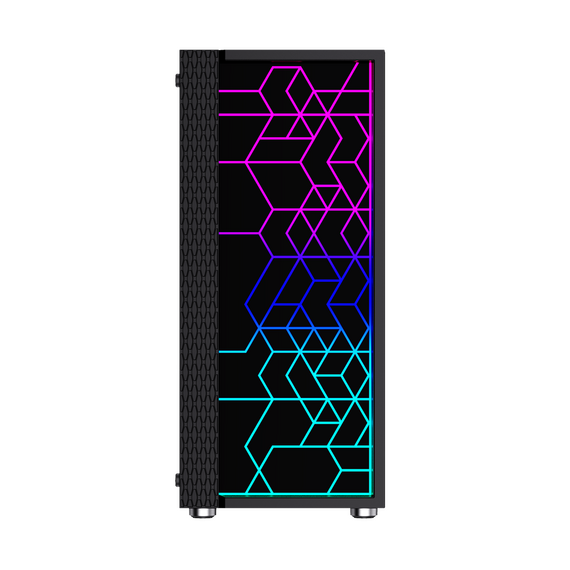 Gembird Fornax 2500 ARGB Gaming ATX computer case, Midi Tower, backlight,  Black - Computer Cases - PC Cases & Accessories - Techbox