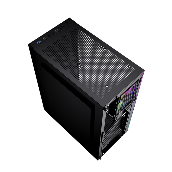 Gembird Fornax 2500 ARGB Gaming ATX computer case, Midi Tower, backlight,  Black - Computer Cases - PC Cases & Accessories - Techbox