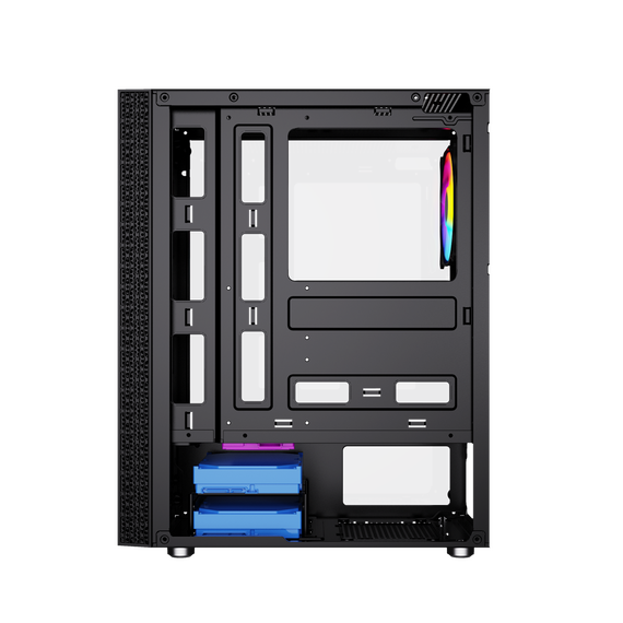 Gembird Fornax 2500 ARGB Gaming ATX computer case, Midi Tower, backlight,  Black - Computer Cases - PC Cases & Accessories - Techbox
