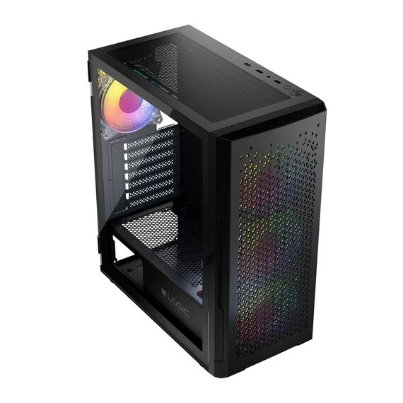 Logic ARAMIS ARGB MINIDI USB 3.0 Case Black - Computer Cases - PC Cases & Accessories - Techbox