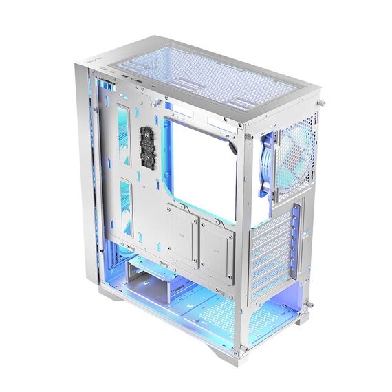 Logic DART PRO ARGB MIDI USB-C PC Case White - Computer Cases - PC Cases & Accessories - Techbox