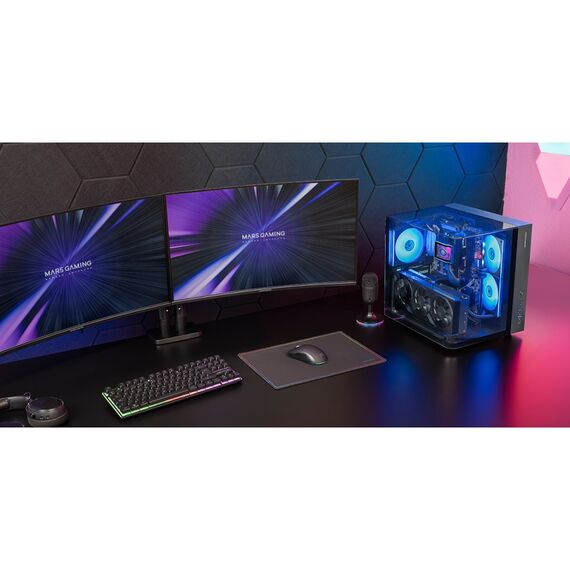Mars Gaming MC-INFINIOLITE Midi Tower Black - Computer Cases - PC Cases & Accessories - Techbox