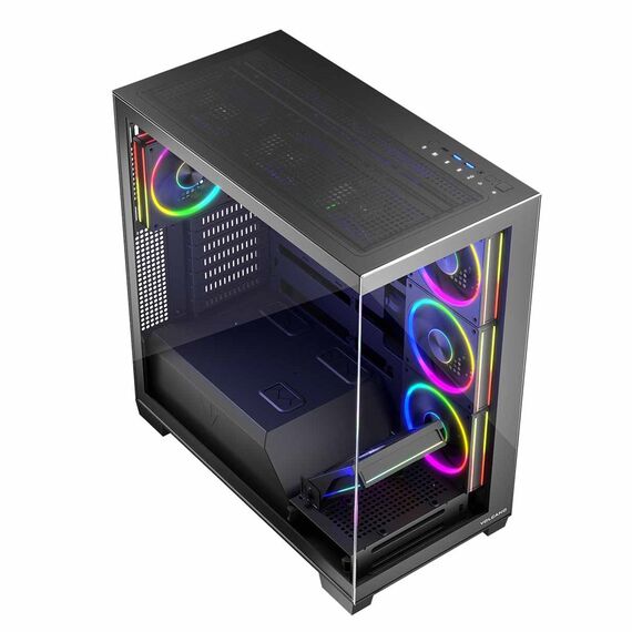 MODECOM VOLCANO STELLAR ARGB MIDI 8F BLACK - Computer Cases - PC Cases & Accessories - Techbox