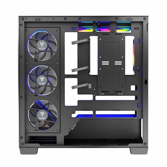MODECOM VOLCANO STELLAR ARGB MIDI 8F BLACK - Computer Cases - PC Cases & Accessories - Techbox